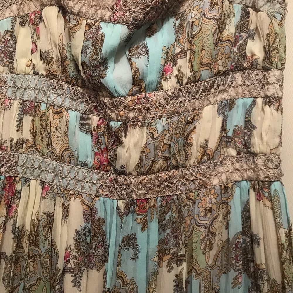 COPY - Silk Strapless Gown by David Meister